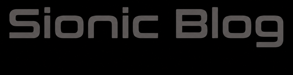 Sionic Blog